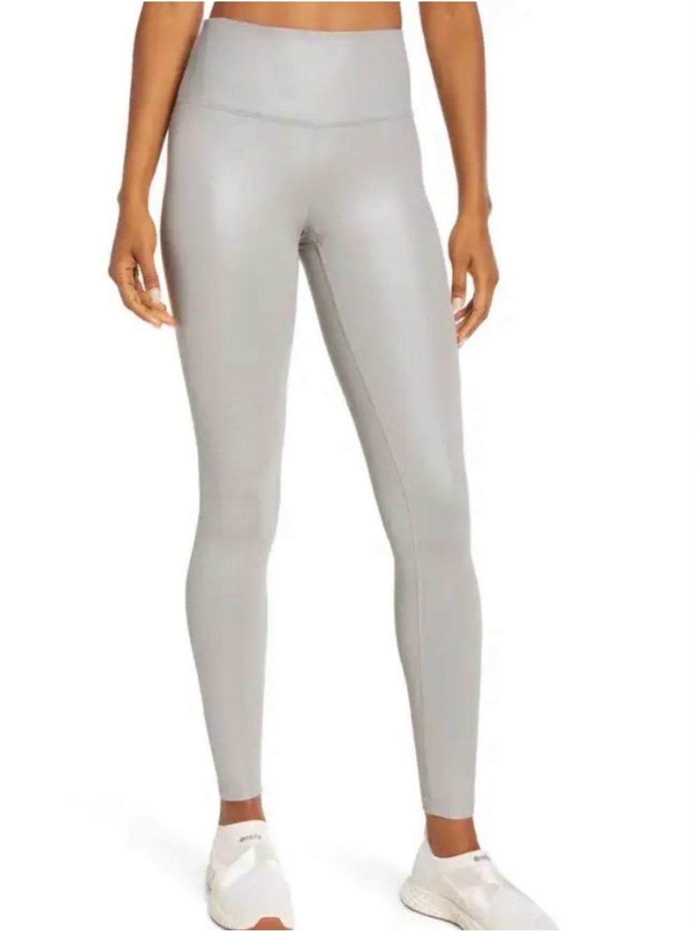 Zella Zeltek High-Rise Live In Leggings Metallic Gray Dapple Shine Sz Sm NWOT